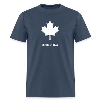 On The Eh Team - Men's T-Shirt -  blue dusk - Front - Jose (178cm)