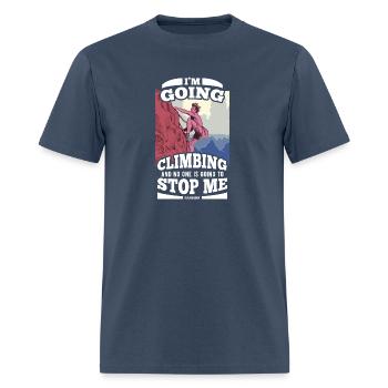 Climb - Men's T-Shirt -  blue dusk - Front - Jose (178cm)