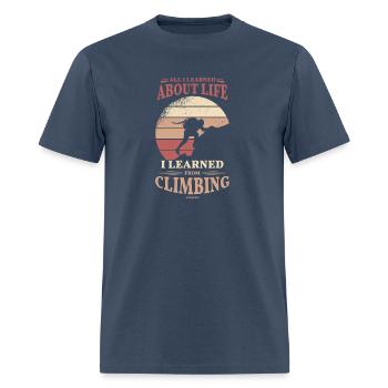 Climb - Men's T-Shirt -  blue dusk - Front - Jose (178cm)