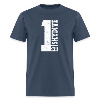 Skydiving Skydive Skydiver - Men's T-Shirt -  blue dusk - Front - Jose (178cm)