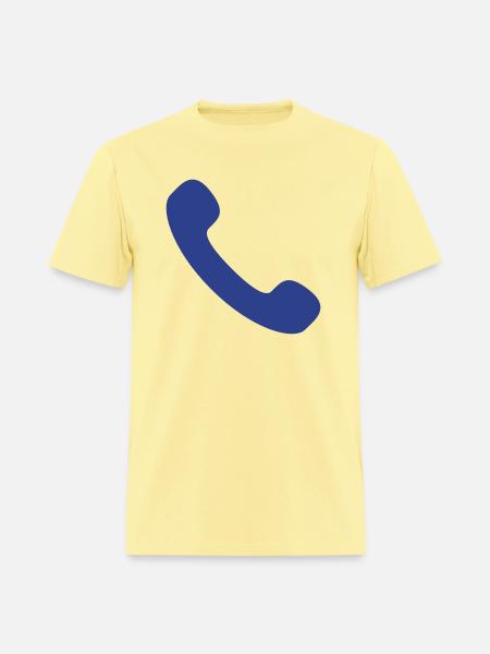 phone - Men's T-Shirt - cornsilk