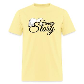Funny Story - Men's T-Shirt - cornsilk - Front - Jose (178cm)