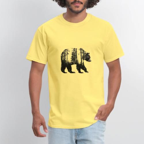 Evergreen Bear Silhouette - Men's T-Shirt