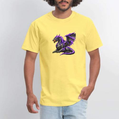 Neon Dragon at Rest - Men's T-Shirt