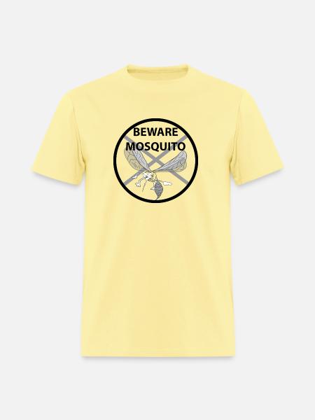 beware mosquito - Men's T-Shirt - cornsilk