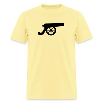cannon 1 - Men's T-Shirt - cornsilk - Front - Jose (178cm)