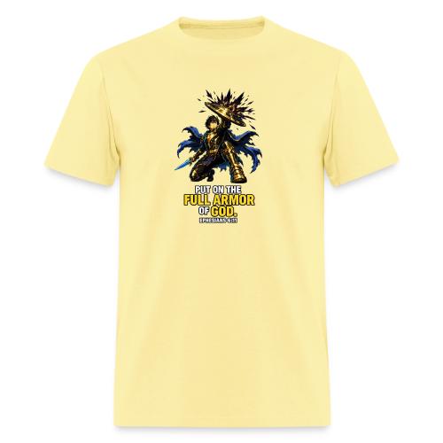 Full Armor of God Anime Warrior | Ephesians 6:11 C - Men's T-Shirt