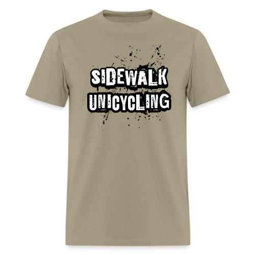 SIDEWALK UNICYCLING - Men's T-Shirt