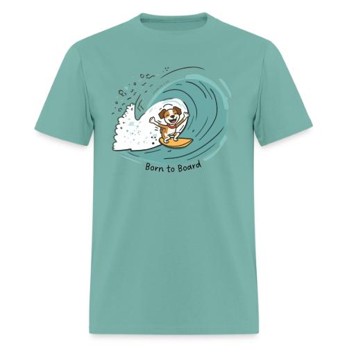 Born to Board Surfer Dog - Men's T-Shirt