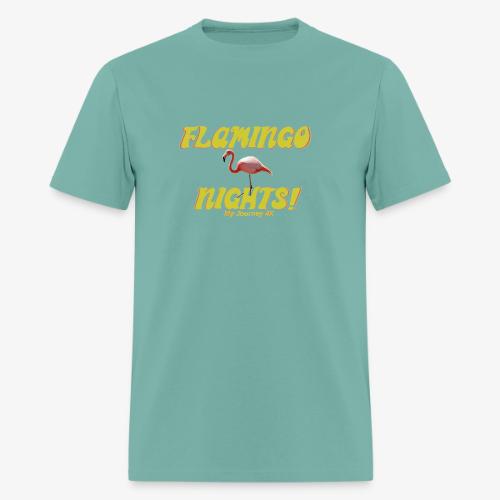 Flamingo Nights - Men's T-Shirt