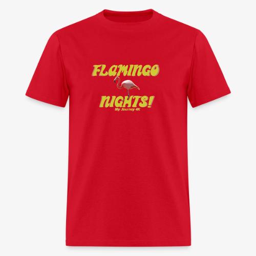 Flamingo Nights - Men's T-Shirt