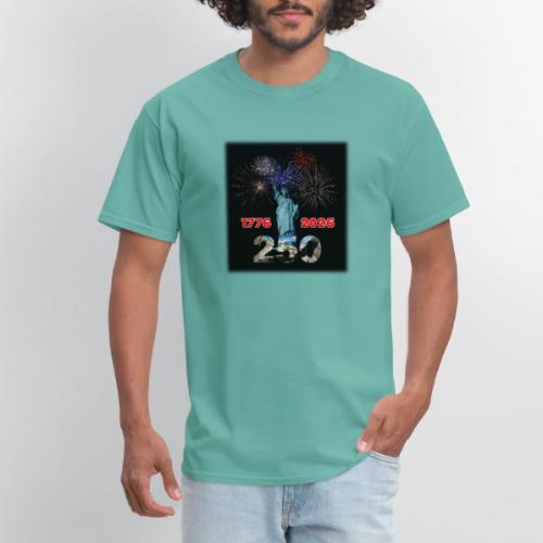 1776 - 2026 - 250 Years USA | Fireworks - Men's T-Shirt