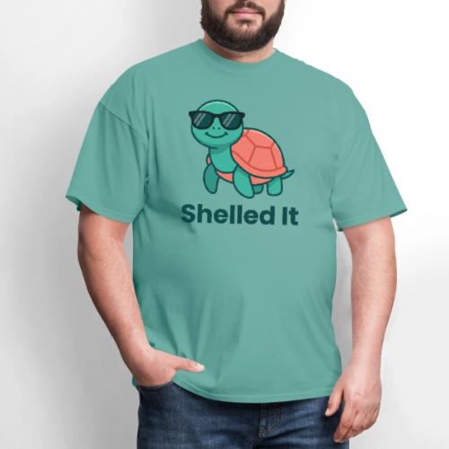 Funny Turtle Sunglasses Shelled It Cute Gift - Men's T-Shirt