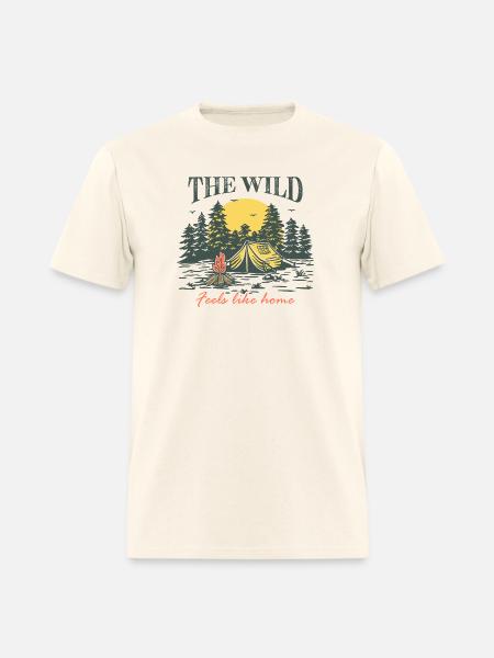 The Wild Feels Like Home - Men's T-Shirt - sweet cream heather