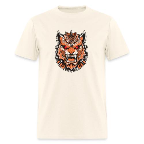 Tribal Demon Wolf Mask - Men's T-Shirt