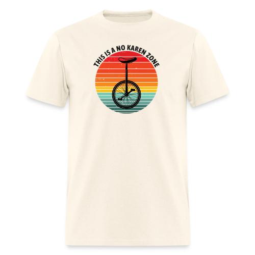 This is a no karen zone black text - Men's T-Shirt