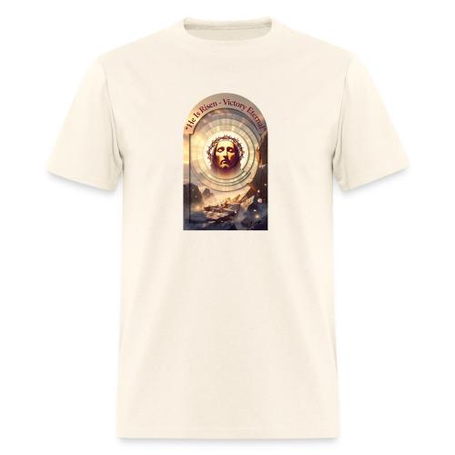 Easter He Is Risen Sacred Face T Shirt, wife Gift - Men's T-Shirt