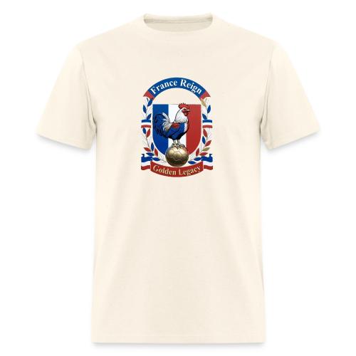 France Rooster Reign T-Shirt, Tricolore Pride Gift - Men's T-Shirt