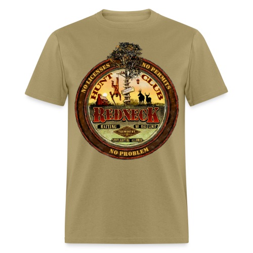redneck hunt club - Men's T-Shirt