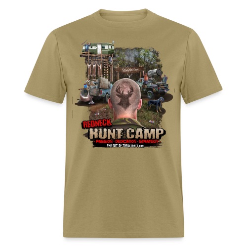 redneck hunt camp - Men's T-Shirt