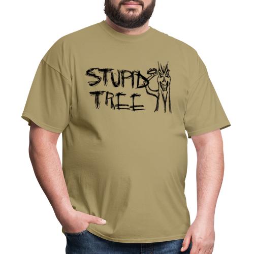 Stupid Tree Disc Golf Shirt Black Print - Men's T-Shirt