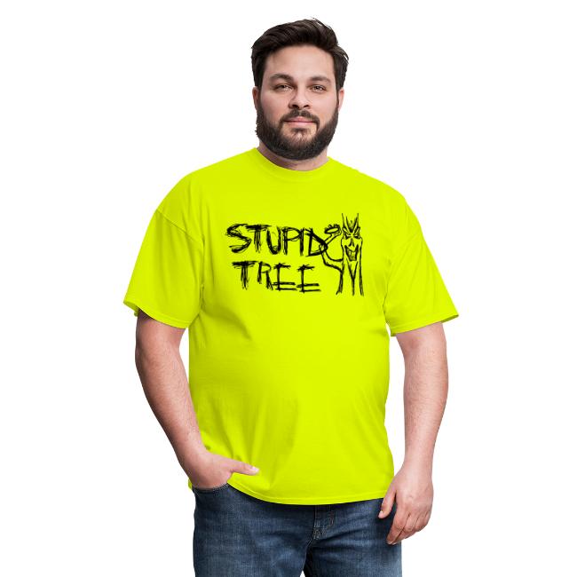 Stupid Tree Disc Golf Shirt Black Print