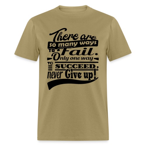Don't give up - Men's T-Shirt