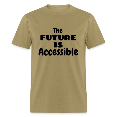 The future is accessible also for wheelchair users - Men's T-Shirt