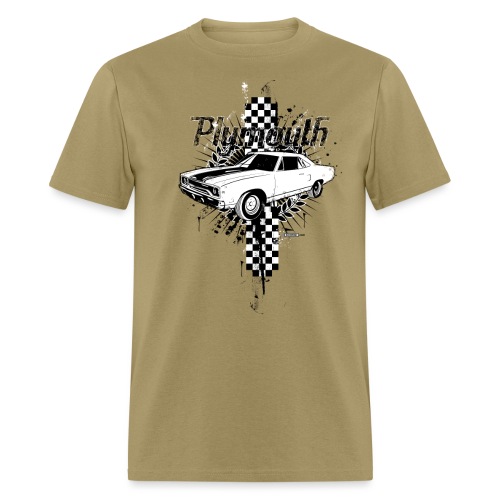 auto_plymouth_distressed_01 - Men's T-Shirt