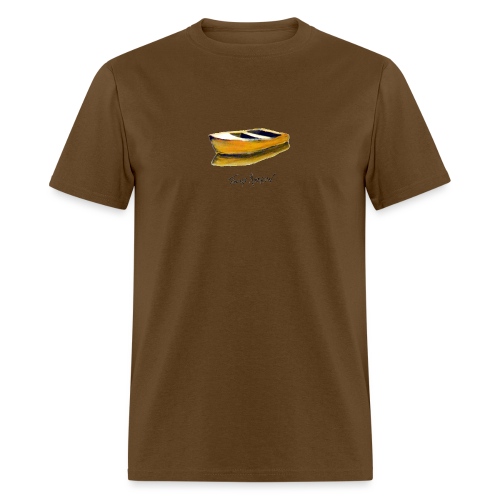 Yellow Boat Tshirt design5 - Men's T-Shirt