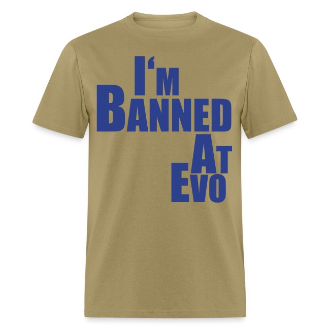 Banned at Evo (Silver Lettering)