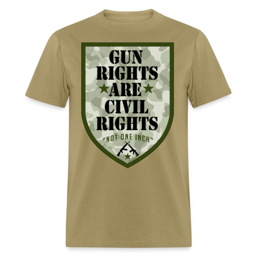 GunRightsARECivilRightsB CAMO png - Men's T-Shirt