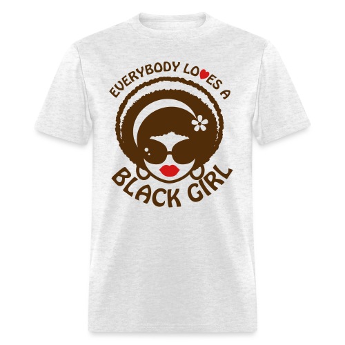 Everyone Loves a Black Girl Kid's Size Shirt - Men's T-Shirt