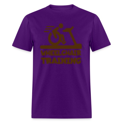 Wheelchair training for lazy wheelchair users - Men's T-Shirt