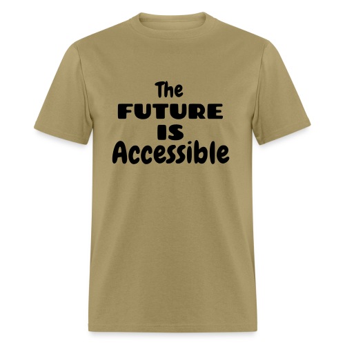 The future is accessible also for wheelchair users - Men's T-Shirt
