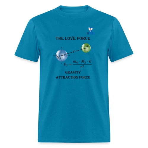Newton Gravity MuMeG with UBWise logo - Men's T-Shirt
