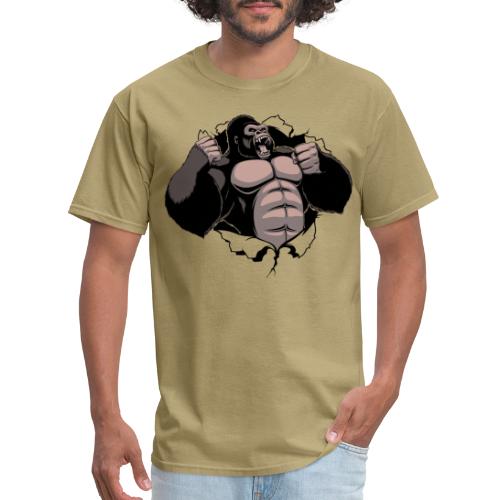 Chest Beating Beat Your Ads Gorilla Style - Men's T-Shirt