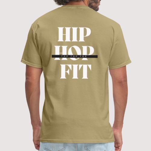 Hip-Hop Fit (top top top) (White lettering ) - Men's T-Shirt