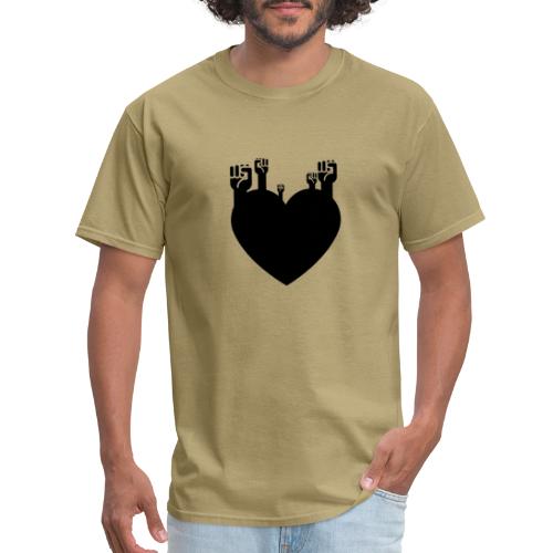 Heart of Fists White - Men's T-Shirt