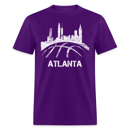 Atlanta Basketball Skyline - Men's T-Shirt