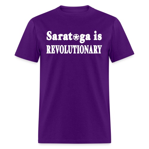New York Old School Saratoga is Revolutionary Shir - Men's T-Shirt