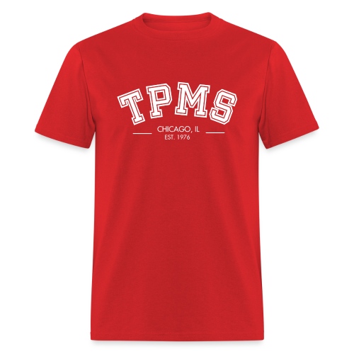 TPMS University-Style Block Lettering - Men's T-Shirt