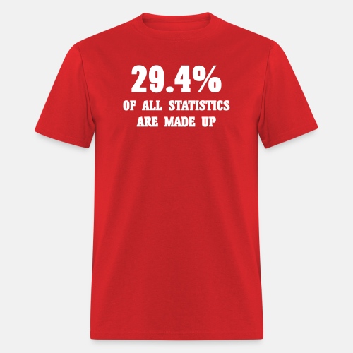 29.4 percent of all statistics are made up