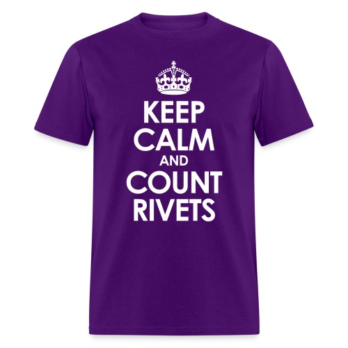 keep calm count rivets png - Men's T-Shirt