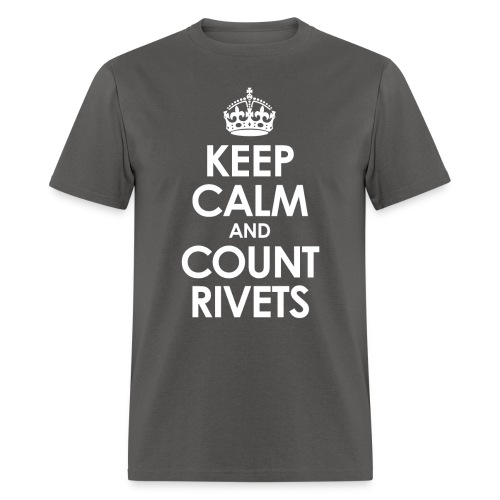 keep calm count rivets png - Men's T-Shirt