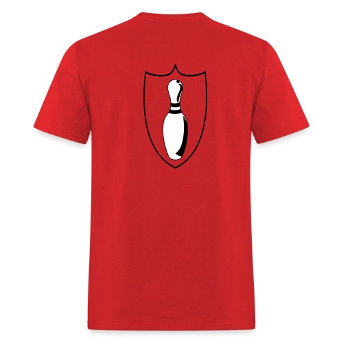 custom bowling league shield - Men's T-Shirt