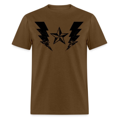 lightningstar black - Men's T-Shirt
