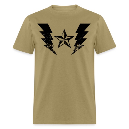 lightningstar black - Men's T-Shirt
