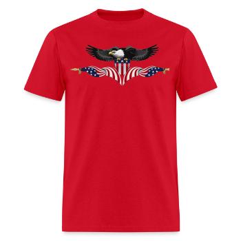 eagle - Men's T-Shirt - red - Front - Jose (178cm)