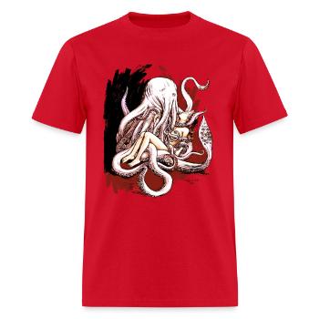 Cthulhu Love - Men's T-Shirt - red - Front - Jose (178cm)